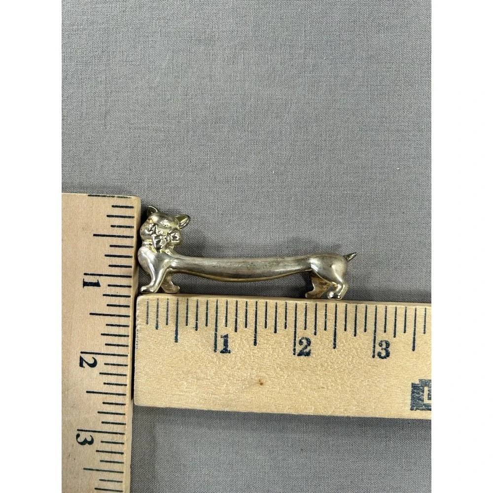 vintage silver-plated cat-shaped knife rests lot 12 Holiday Whimsical Art Deco